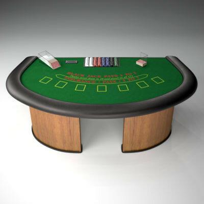 Azalen Blackjack Table - Casino Quality, Wooden
