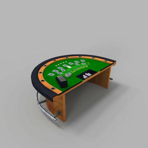 All In Blackjack Table- Casino Quality, Wooden