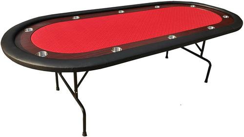 Folding Legs Poker Table with Racetrack