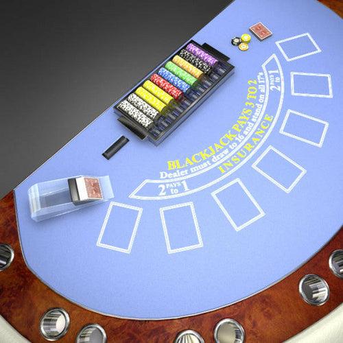 Skylah Blackjack Table - Casino Quality, Wooden