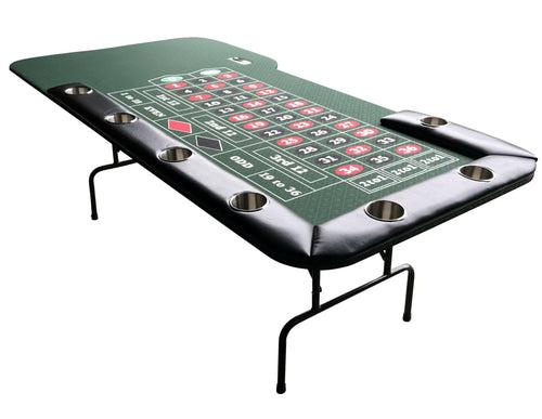 Stella Series Roulette Table- Folding Legs, Durable