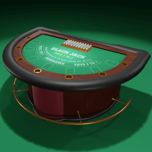 Zuckerjet Blackjack Table- Casino Quality, Wooden