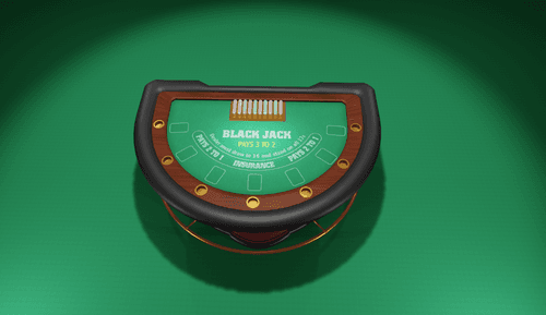 Zuckerjet Blackjack Table- Casino Quality, Wooden