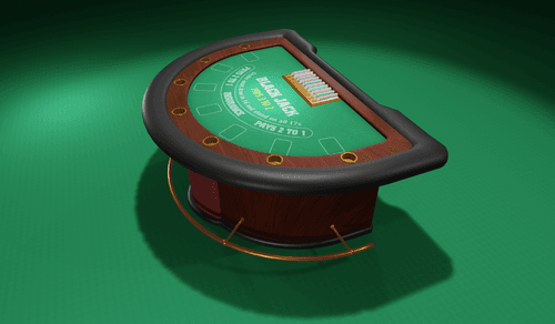 Zuckerjet Blackjack Table- Casino Quality, Wooden