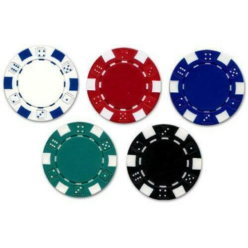 Casinokart Dice Poker Chips Set - 300 & 500 Pieces, Plastic, 40MM, 12g