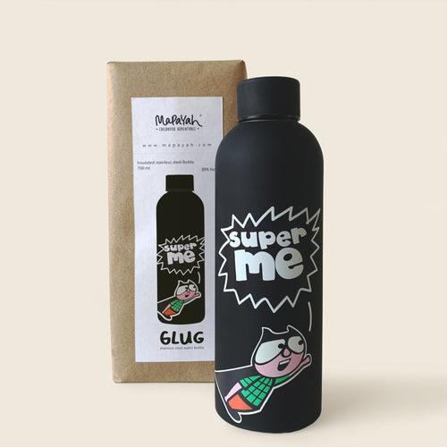 GLUG | Super Me | Kids Water Bottle | Stainless Steel