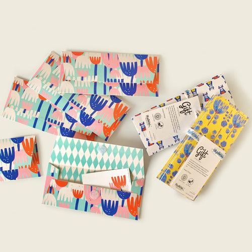 GIFT - Bundle : Set of any 3 Eco-Friendly Kids Gift Envelope by MAPAYAH