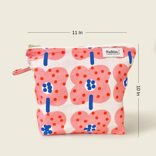 TRAVEL | Bloom | Kids Toilet Bag | Cotton Canvas