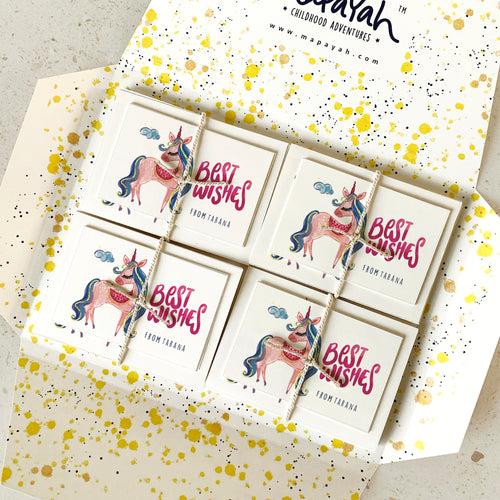 KIT - Unicorn : Personalised Stationery Set by Mapayah