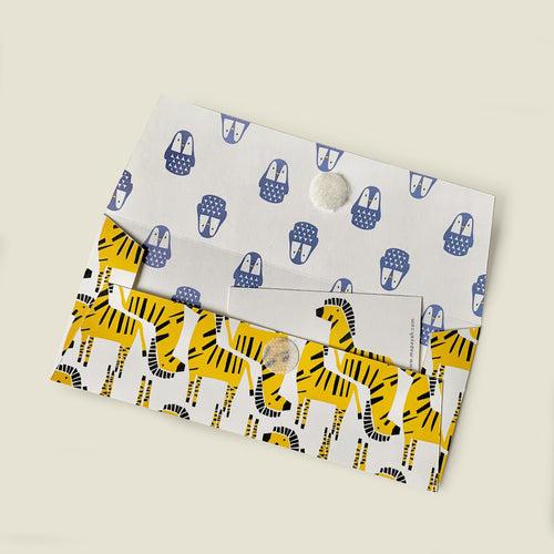 GIFT - Zany Zebra : Eco-Friendly Kids Gift Envelope Set by MAPAYAH