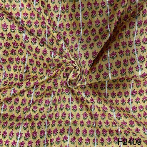 Printed Gota Patti Pintex Cotton