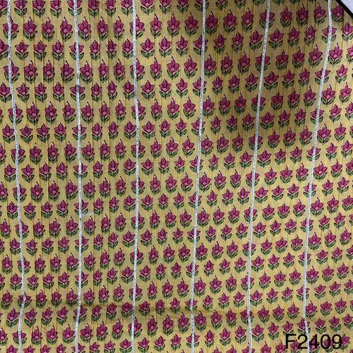 Printed Gota Patti Pintex Cotton