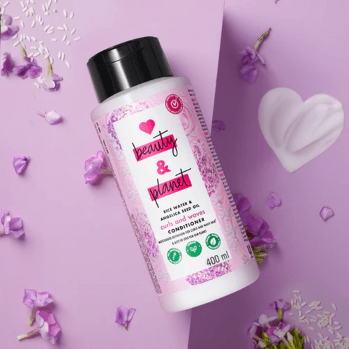 LOVE BEAUTY AND PLANET-RICE WATER & ANGELICA SEED OIL SILICONE FREE CONDITIONER FOR CURLY & WAVY HAIR - 400ML