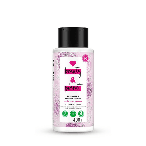 LOVE BEAUTY AND PLANET-RICE WATER & ANGELICA SEED OIL SILICONE FREE CONDITIONER FOR CURLY & WAVY HAIR - 400ML