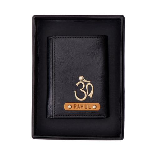 Black Trifold Mens Wallet