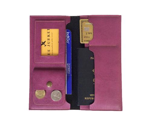 Purple Travel Folder