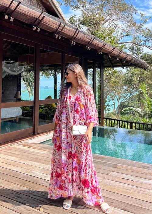 Suki kaftan dress