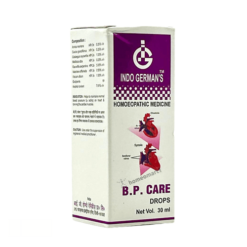 Indo German BP Care Drops for Blood Pressure | 10% Off