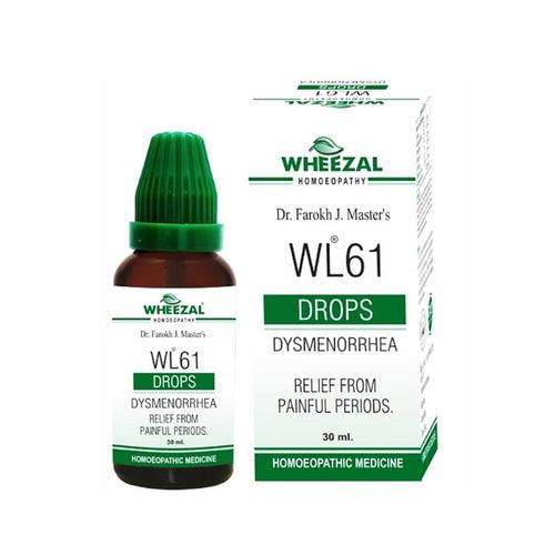 Wheezal WL61 Homeopathy Drops for Female Reproductive Health