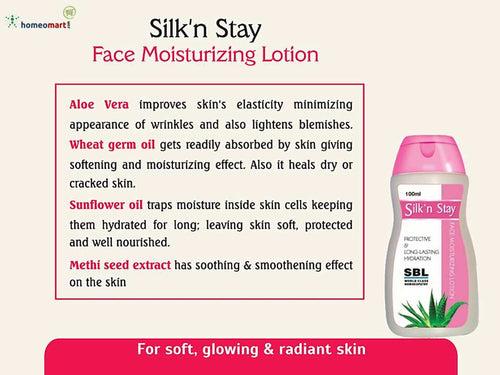 SBL's Silk'n Stay face moisturizing lotion Nourishes & Revitalize Your Skin