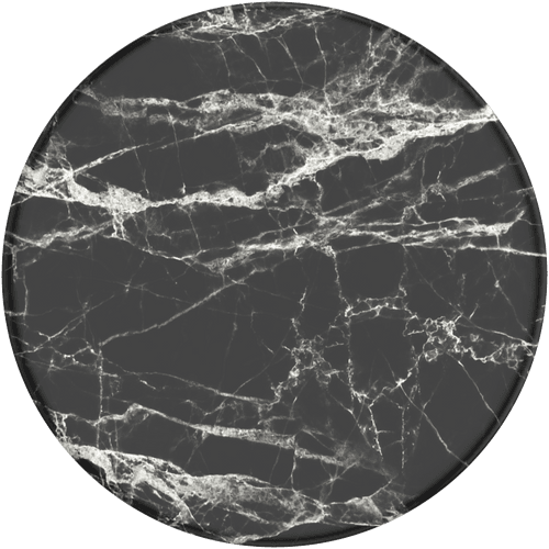 PopoSocket Basic PopGrip: Black Modern Marble