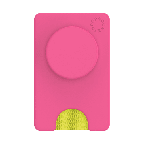 PopSocket Wallet+ Neon Pink