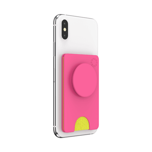 PopSocket Wallet+ Neon Pink