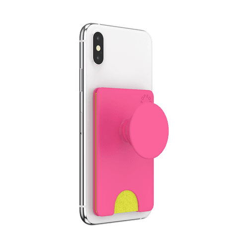 PopSocket Wallet+ Neon Pink