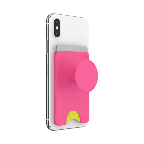 PopSocket Wallet+ Neon Pink