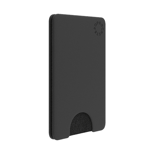 PopWallet Black: Removable & Repositionable Wallet