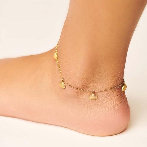 Venus Shell Fringe Anklet