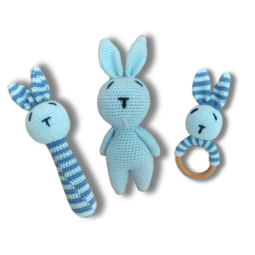 Hoppin' Trio Rattle, Teether and Bunny