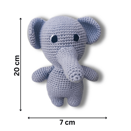 Ellie The Elephant Crochet Soft Toy