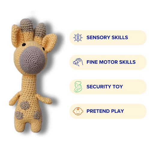 Fiesta the Giraffe Crochet Soft Toy