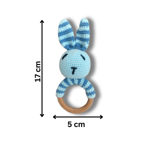 Hoppin' Trio Rattle, Teether and Bunny