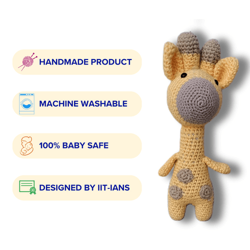 Fiesta the Giraffe Crochet Soft Toy