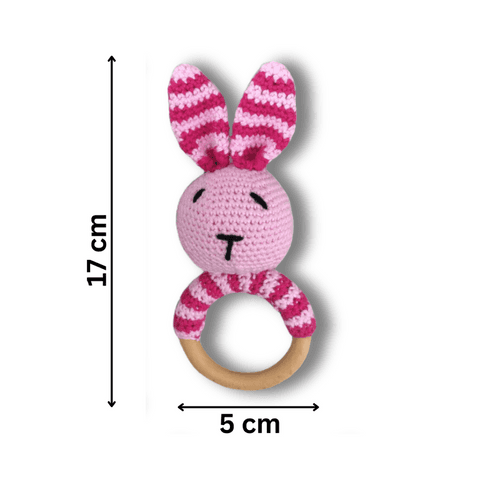 Hoppin' Trio Rattle, Teether and Bunny