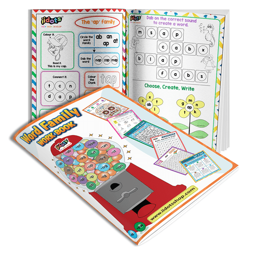 Word Family Book: A Book Featuring 16 Word Families for Kids and Toddlers, Introducing Primary Vocabulary and Encouraging Memorization for Mind Development