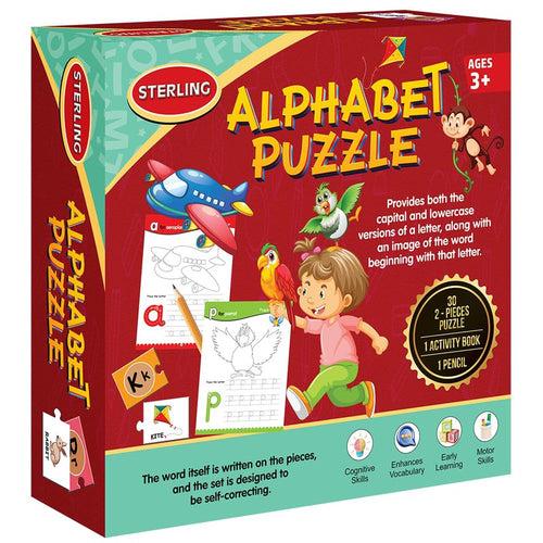 Alphabet Puzzle For Kids | 3+Years | 60 N Piece 1 N Activity Book 1 N Pencil