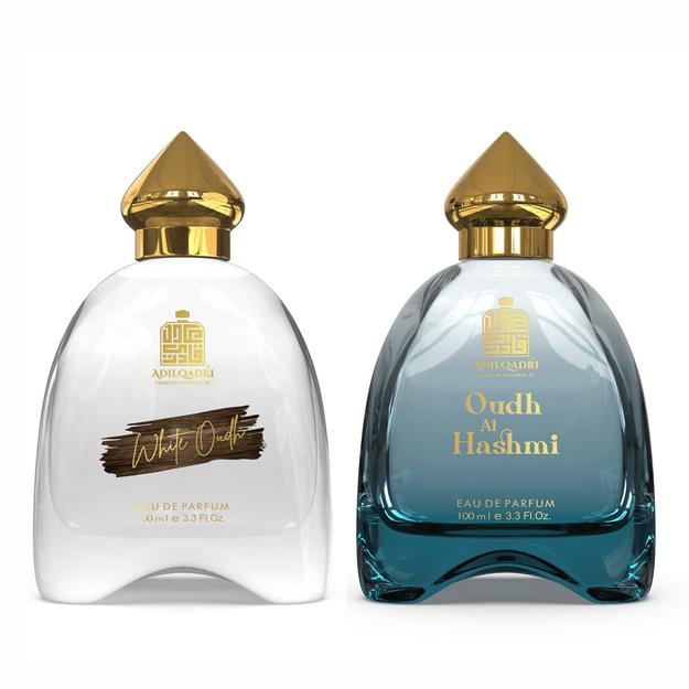 Pack Of 2 White Oudh And Oudh Al hashmi Perfume Spray 100 Ml Each