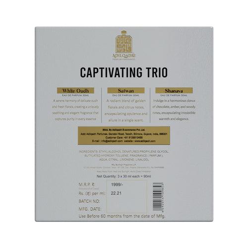 Captivating Trio 3 Pcs Set of Premium Perfume Spray 30ml x 3