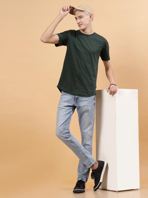 Relaxed-fit Men's Solid Jersey Tees