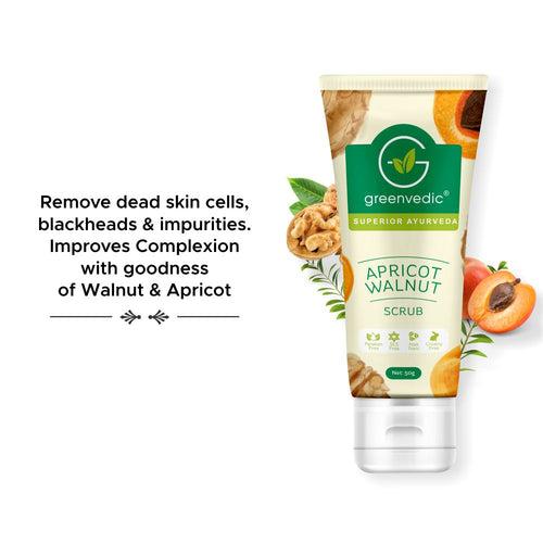 Apricot Walnut Face Scrub (Pack of 2)