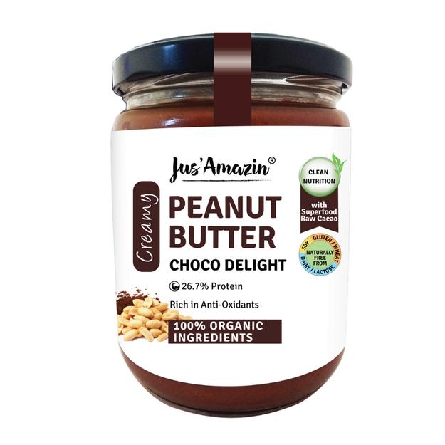 Organic Peanut Butter Choco Delight With Anti-Oxidant Rich Organic Cacao - 500 g