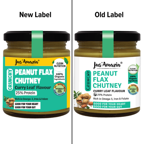 Peanut Flax chutney | Curry 'N' Cumin Flavour, Organic - 200 g