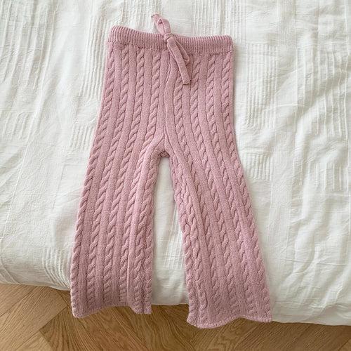 Lilac Cable Knit Co-Ord Set