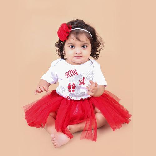 My 1st Christmas (Onesie+Tutu Skirt)