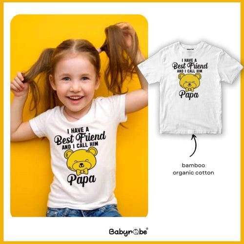 Papa Best Friend T-Shirt (1-8 Years)