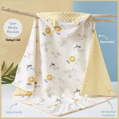 Babyrobe Lion Minky Blanket