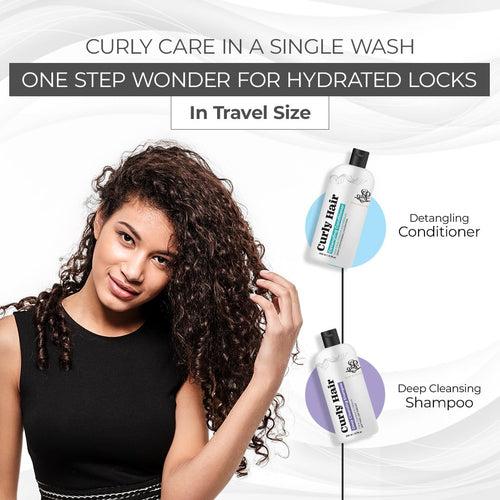 Curly Hair Hydrating Cleanser | Wavy and Curly Hair Products | Curly hair care | Magic hair care for curls | Shea butter | Coconut | Dragon fruit | Created by Savio John Pereira - 50ml (Pack of 2)